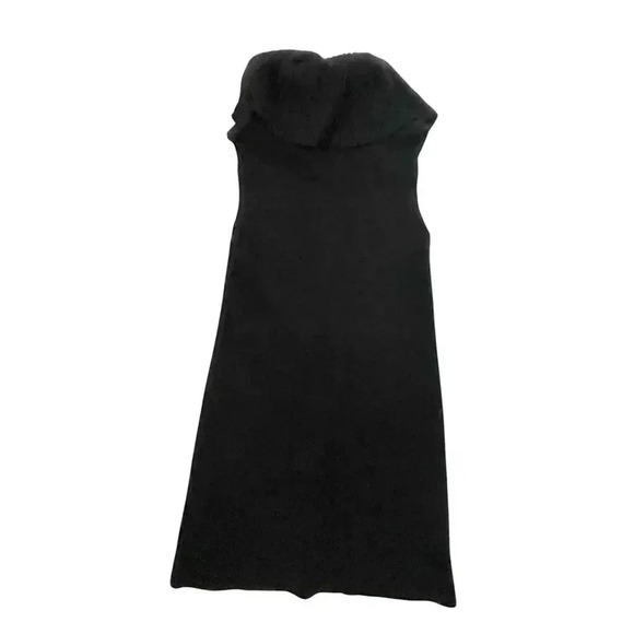 Alice + Olivia Chunky Cowl Neck Sleeveless Sweater Mini Dress -Silk Cashmere - 6 - Picture 2 of 7